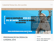 Tablet Screenshot of catedralapucarana.com.br